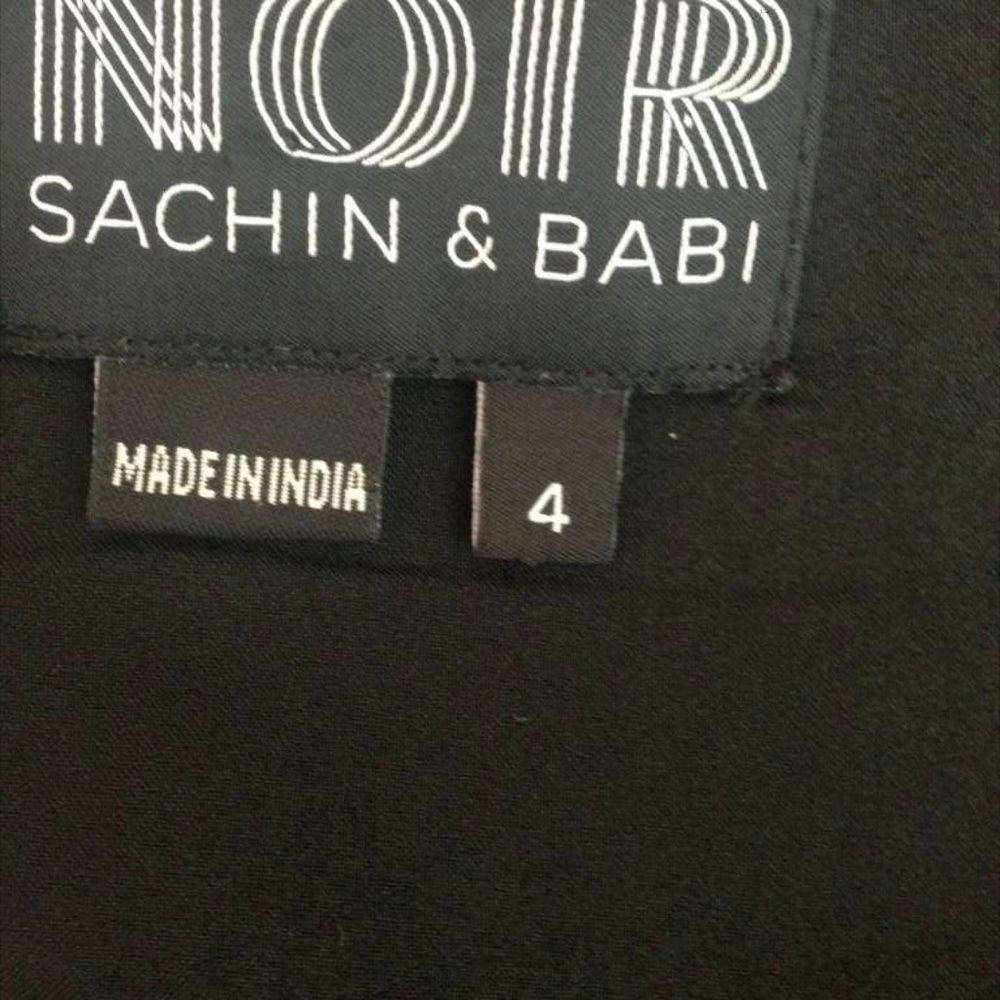 Anthropologie Sachin & Babi Noir Blue White Dress - Picture 6 of 8